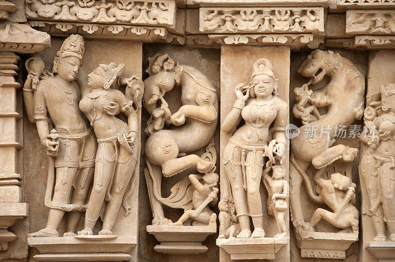 卡朱拉霍的Parsvanath Jain寺庙